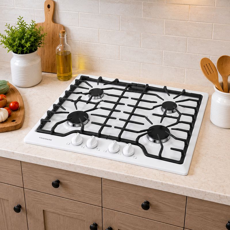Frigidaire 30" Gas Cooktop in White