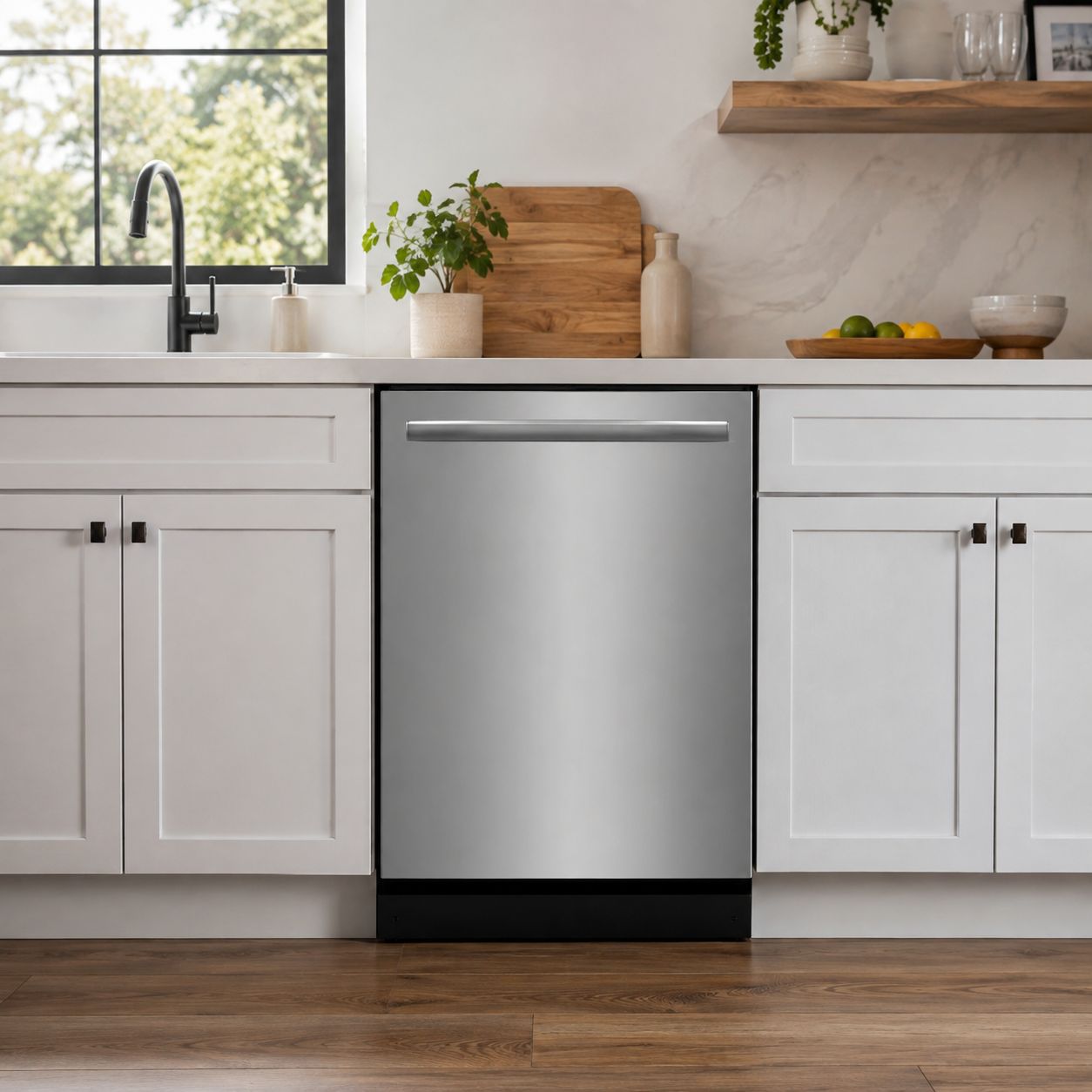 Frigidaire Gallery 24 in. in Stainless Steel Built-In Tall Tub Dishwasher GDPP4515AF