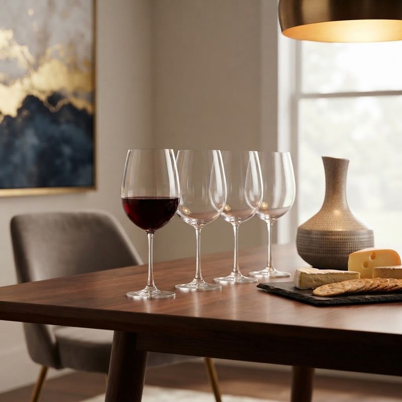 Gibson Vivica - 4 Pc 20 Oz Stemmed Red Wine Glass Set - Clear 134082.04