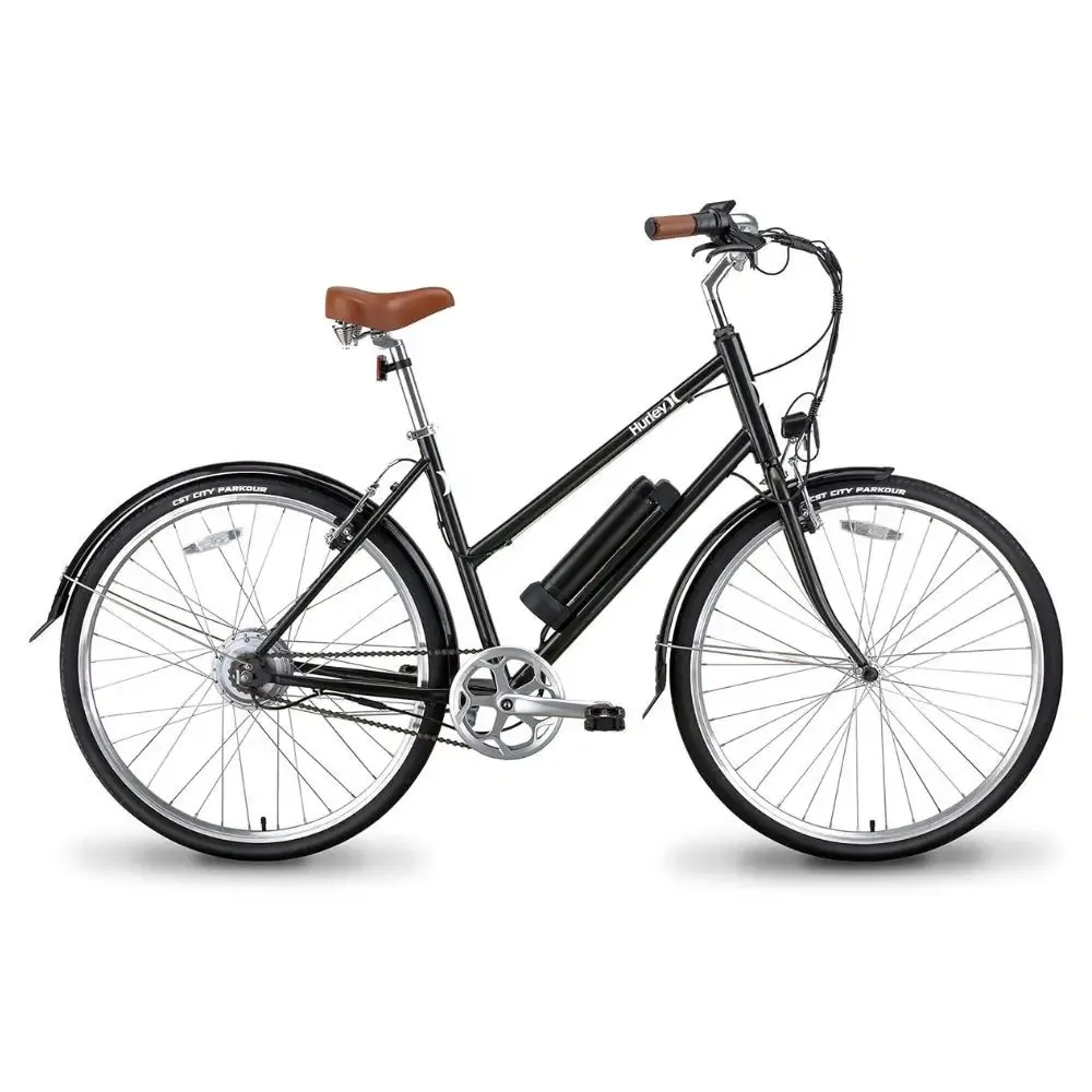 HURLEY Amped ST Electric Bikes Hybrid Single Speed Step Thru E-Bike