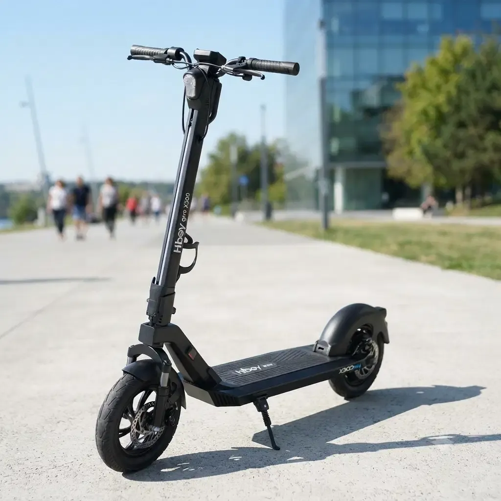 Hiboy X300 Big-Wheel Electric Scooter, 500W (700W Peak) Motor, 23 MPH Top Speed, 37-Mile Range, 12-Inch Pneumatic Tires, Foldable Aluminum Frame
