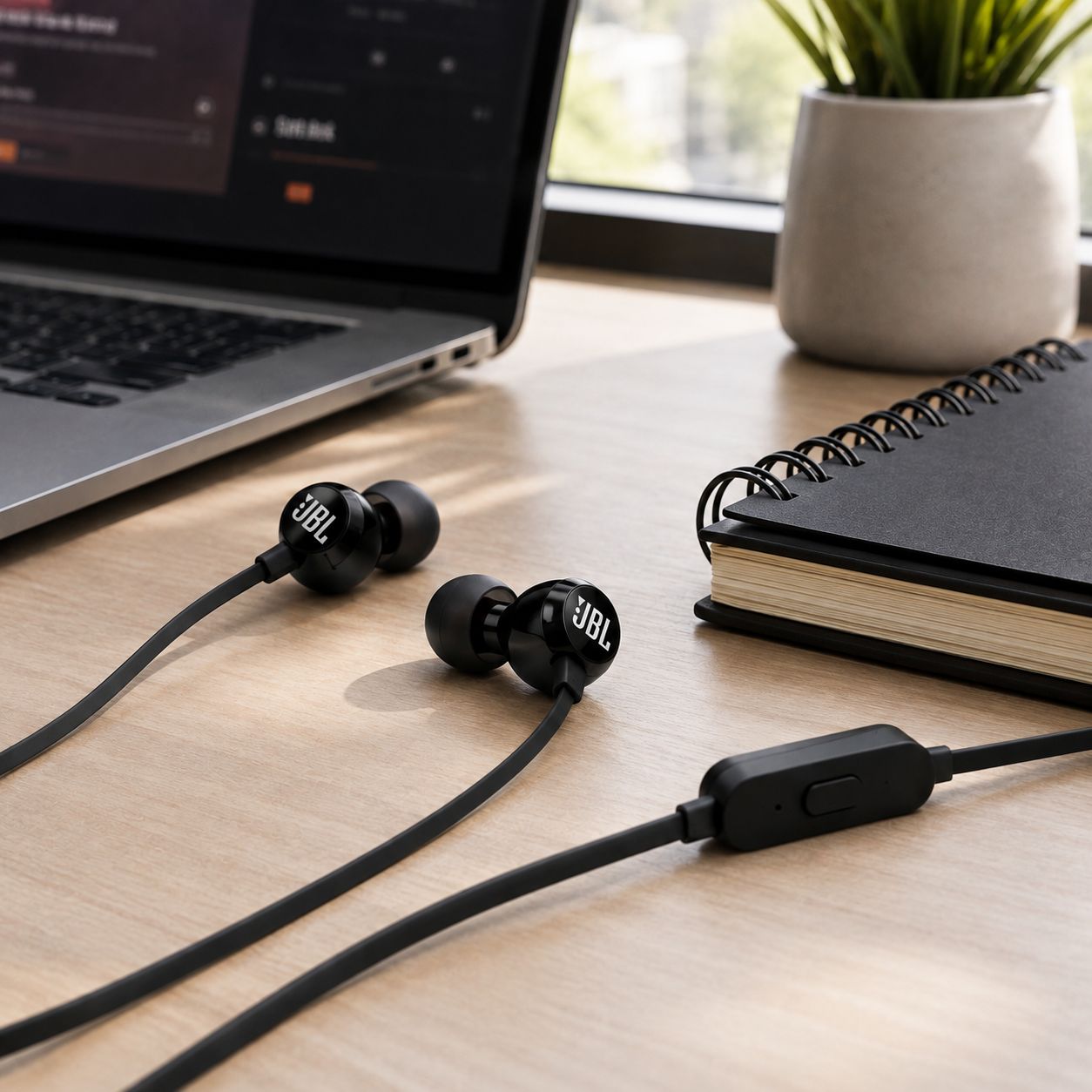 JBL C100SI Wired In-Ear Headphones – JBL Signature Sound, 9mm Dynamic Driver, Built-In Mic &amp; One-Button Remote (C100SI)