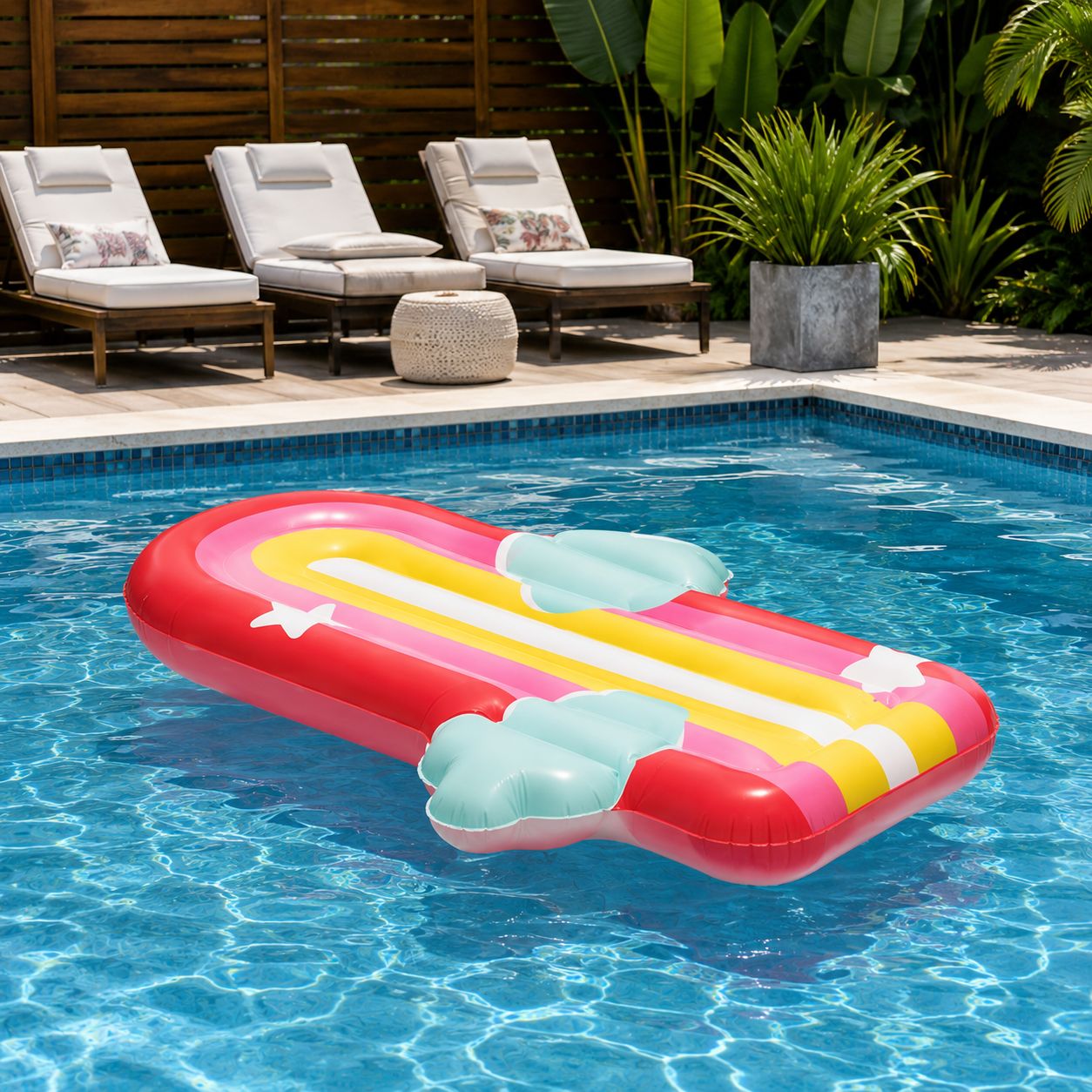 Intex Rainbow Cloud Inflatable Pool Float 58729EP
