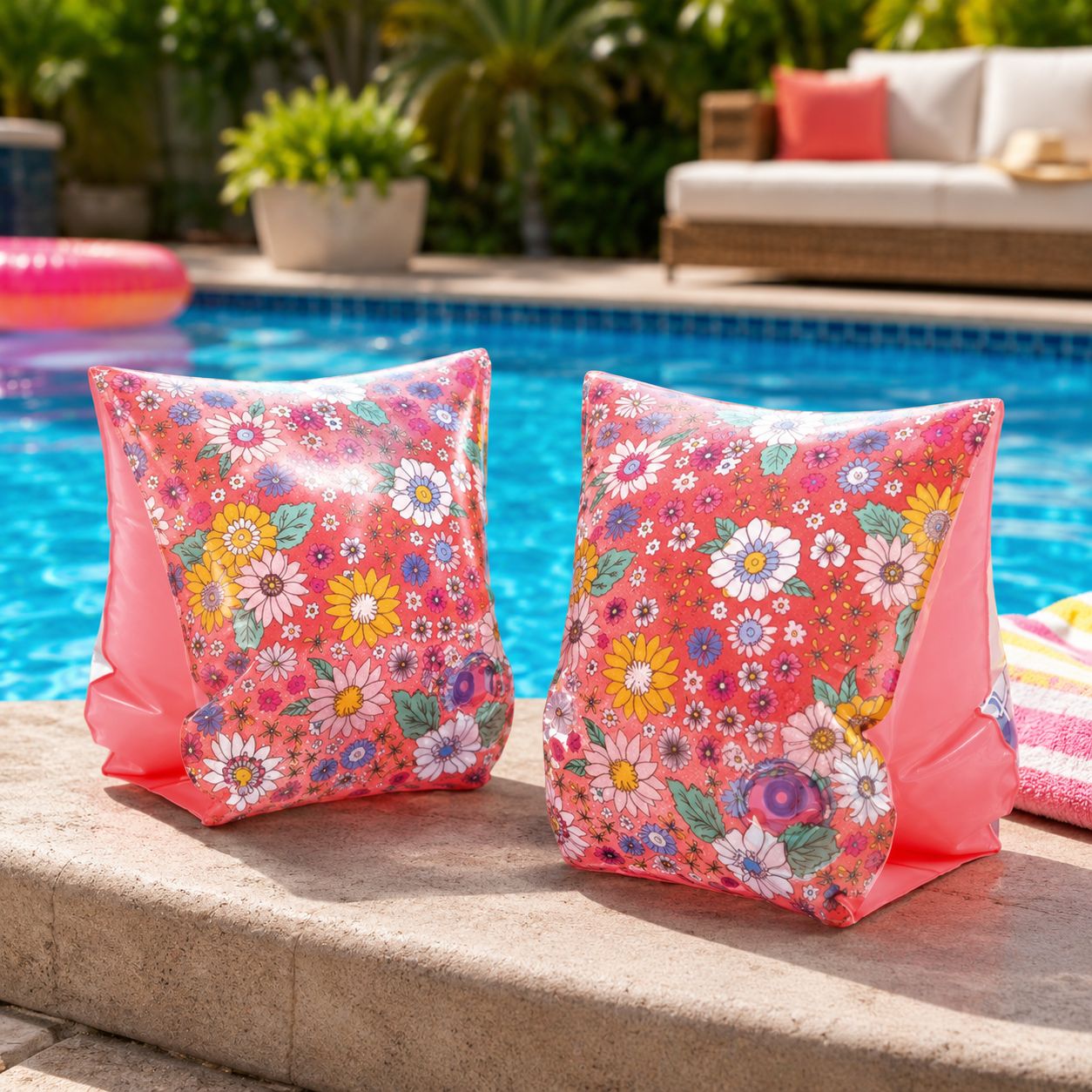 Intex Sweet Blossom Inflatable Arm Band Floaties