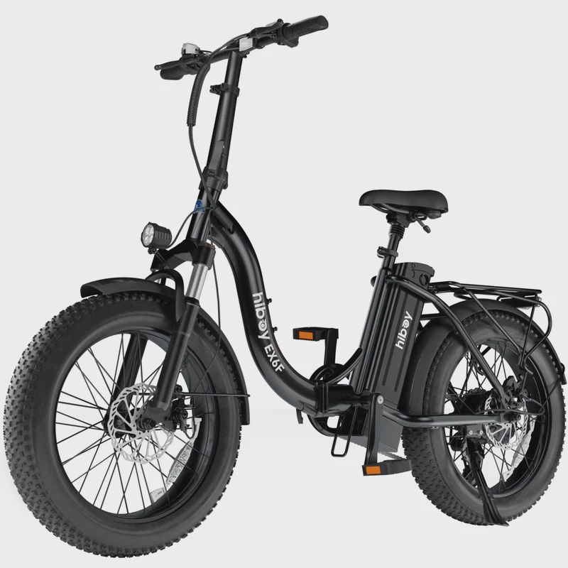 HIBOY Folding Fat Tire Electric Bike / Warranty covers parts only. Tires are not covered under warranty.
