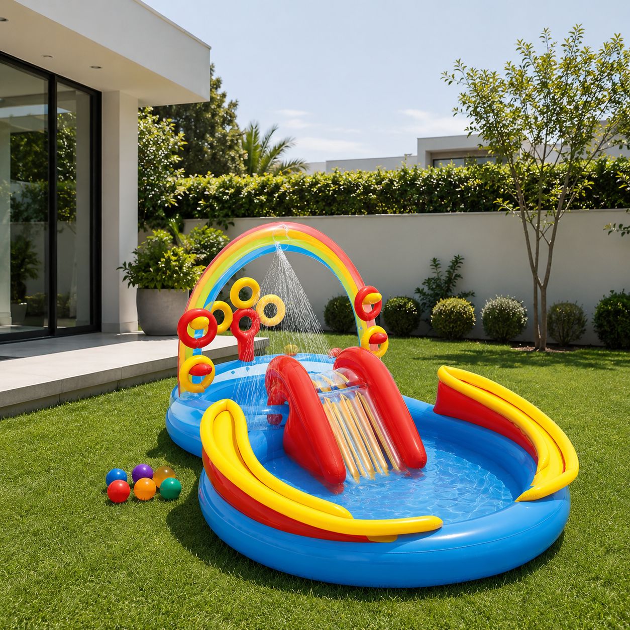 Intex 57453EP Rainbow Ring Inflatable Play Center