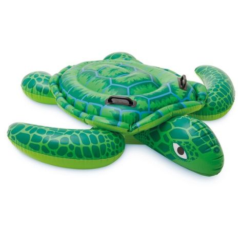 INTEX Lil' Sea Turtle Ride On Inflatable Pool Floaty