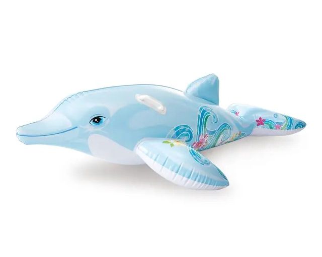 INTEX Lil' Dolphin Ride On Inflatable Pool Floaty