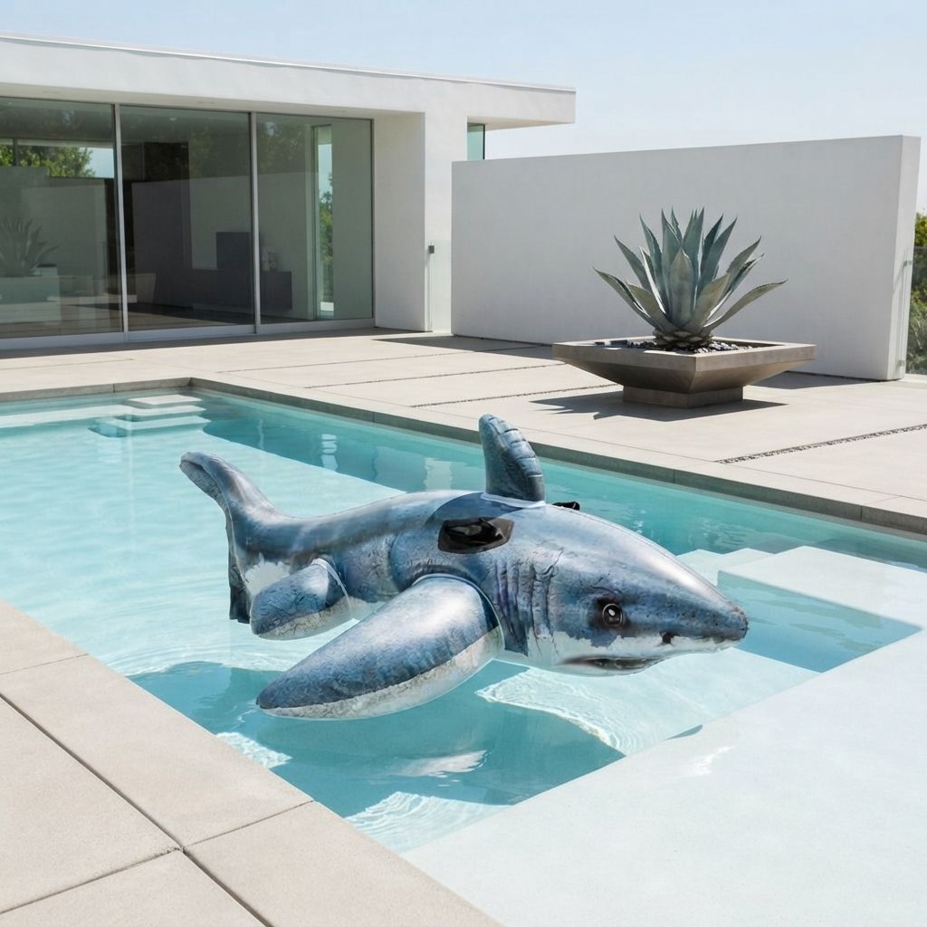 Intex Great White Shark Ride-On Float 57525EP