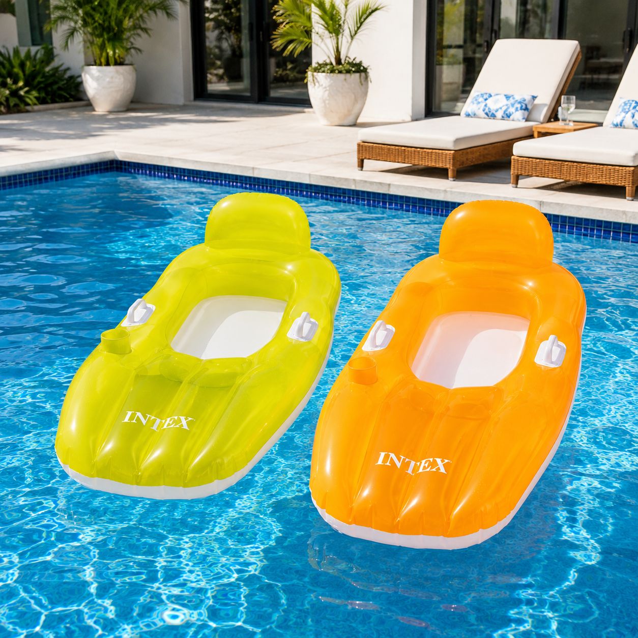 Intex Intex 56805EP Inflatable Pool Floating Lounger, Vinyl