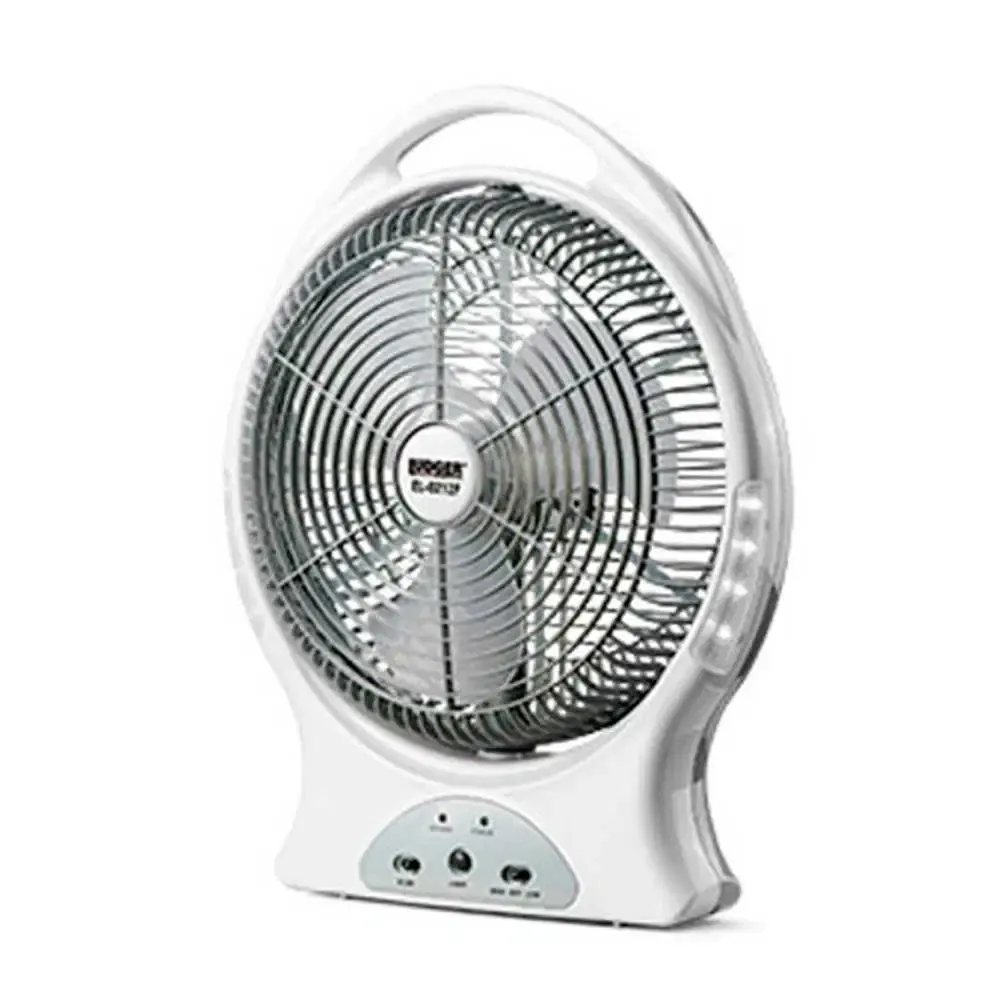 LUDGER 12" Rechargeable Fan With Bright LED Light