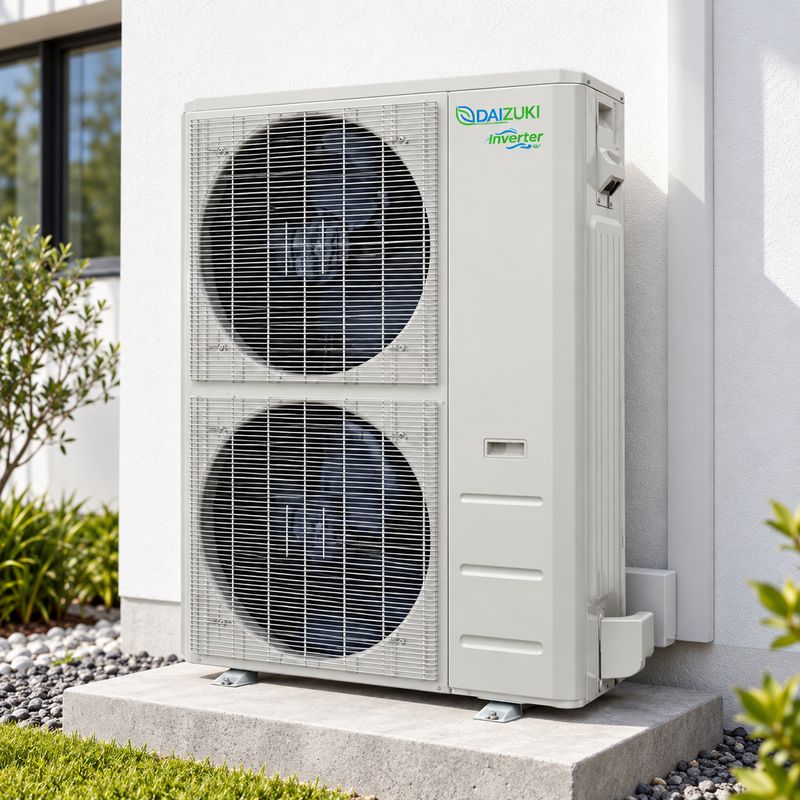 DAIZUKI 36,000 BTU 4-ZONE FLEX-MOUNT MINI SPLIT OUTDOOR UNIT, FULL DC INVERTER, 208–230V, UP TO 23.90 SEER2, HEAT PUMP,  Factory Warranty: 2 Years on Parts and 5 Years on the Compressor.  R410A – DXFM