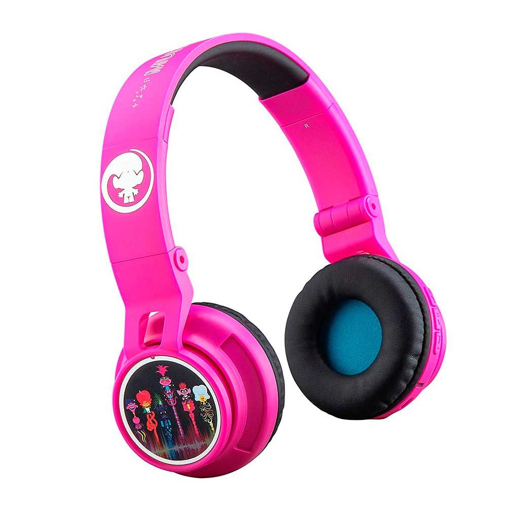 KID DESIGNS Kids Trolls Bluetooth Headphones With Mic
