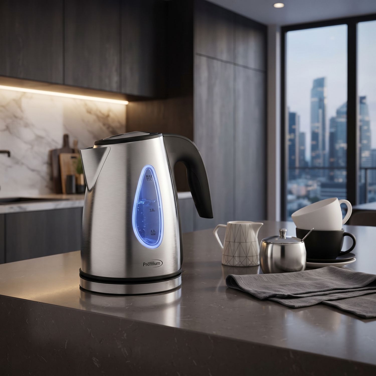 Premium Levella 1.8 Quart Cordless Electric Tea Kettle