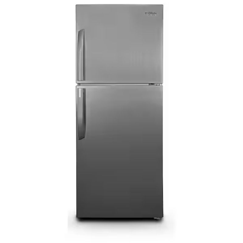 PREMIUM LEVELLA 12 CuFt Refrigerator Top Freezer Stainless Steel