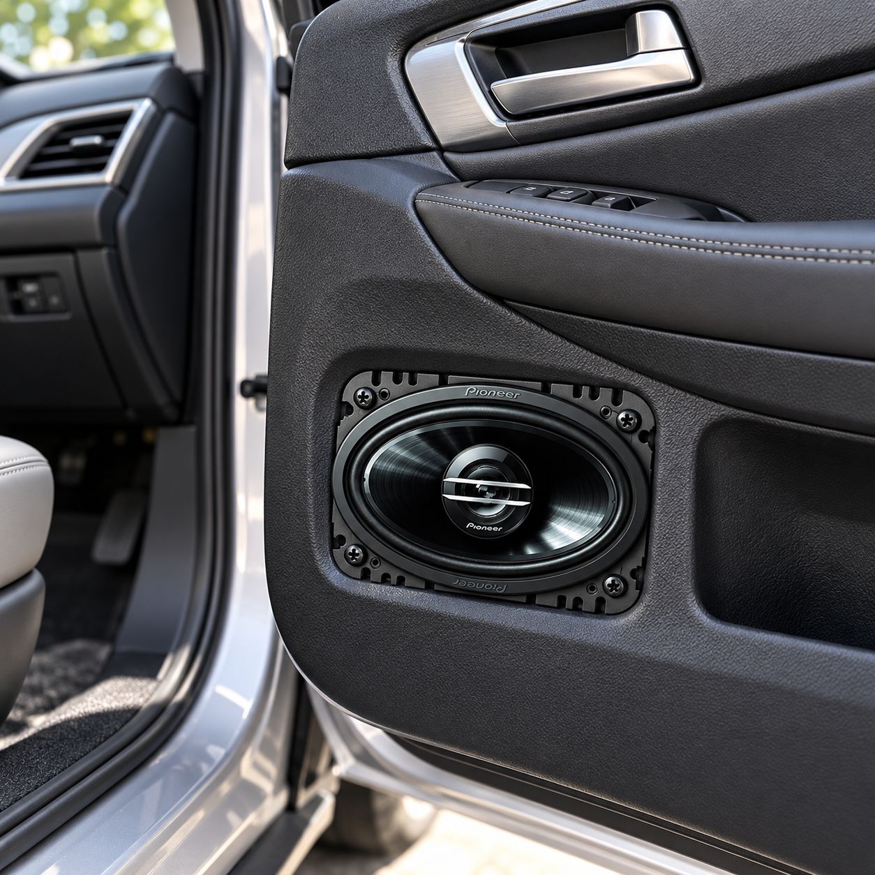 PIONEER 4 × 6-INCH 2-WAY G-SERIES COAXIAL CAR SPEAKERS, 200W MAXIMUM POWER, 30W RMS, 4-OHM IMPEDANCE, MICA-REINFORCED IMPP CONES, PAIR – TS-G4620S