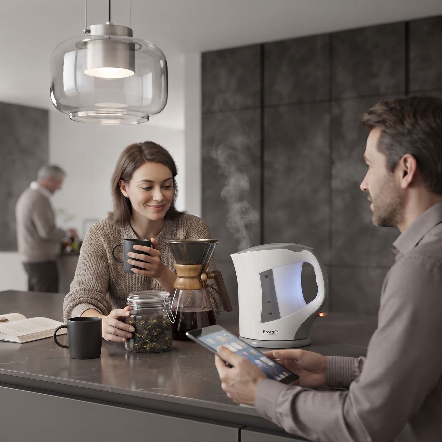 Premium Levella 1.8 qt Cordless Electric Tea Kettle