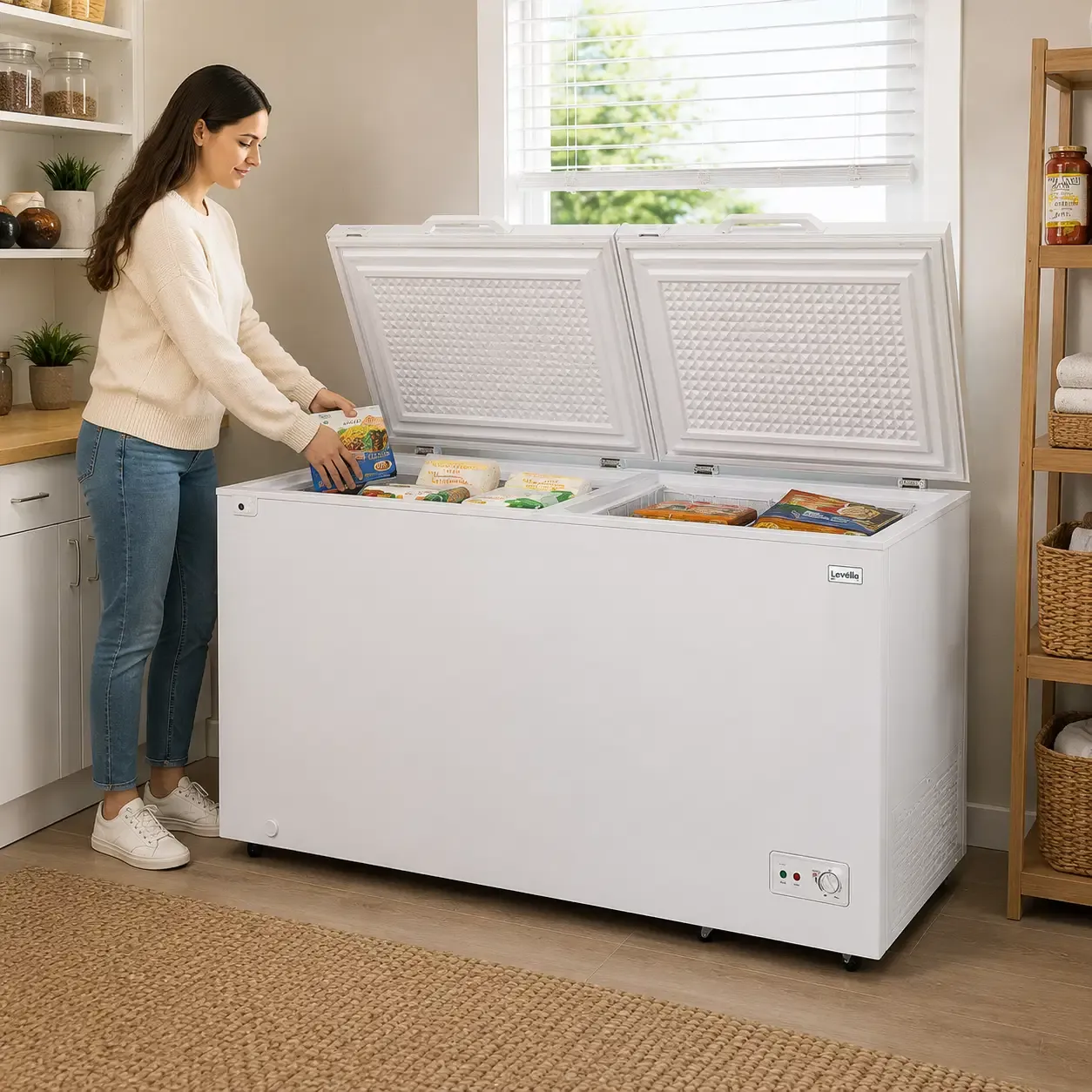 PREMIUM LEVELLA Chest Freezer 25.1 CuFt
