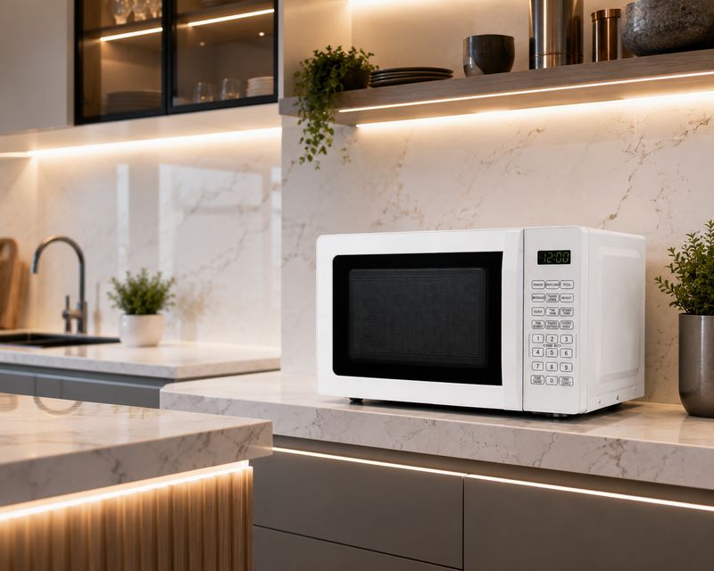 Premium Levella Microwave 0.7 CuFt White