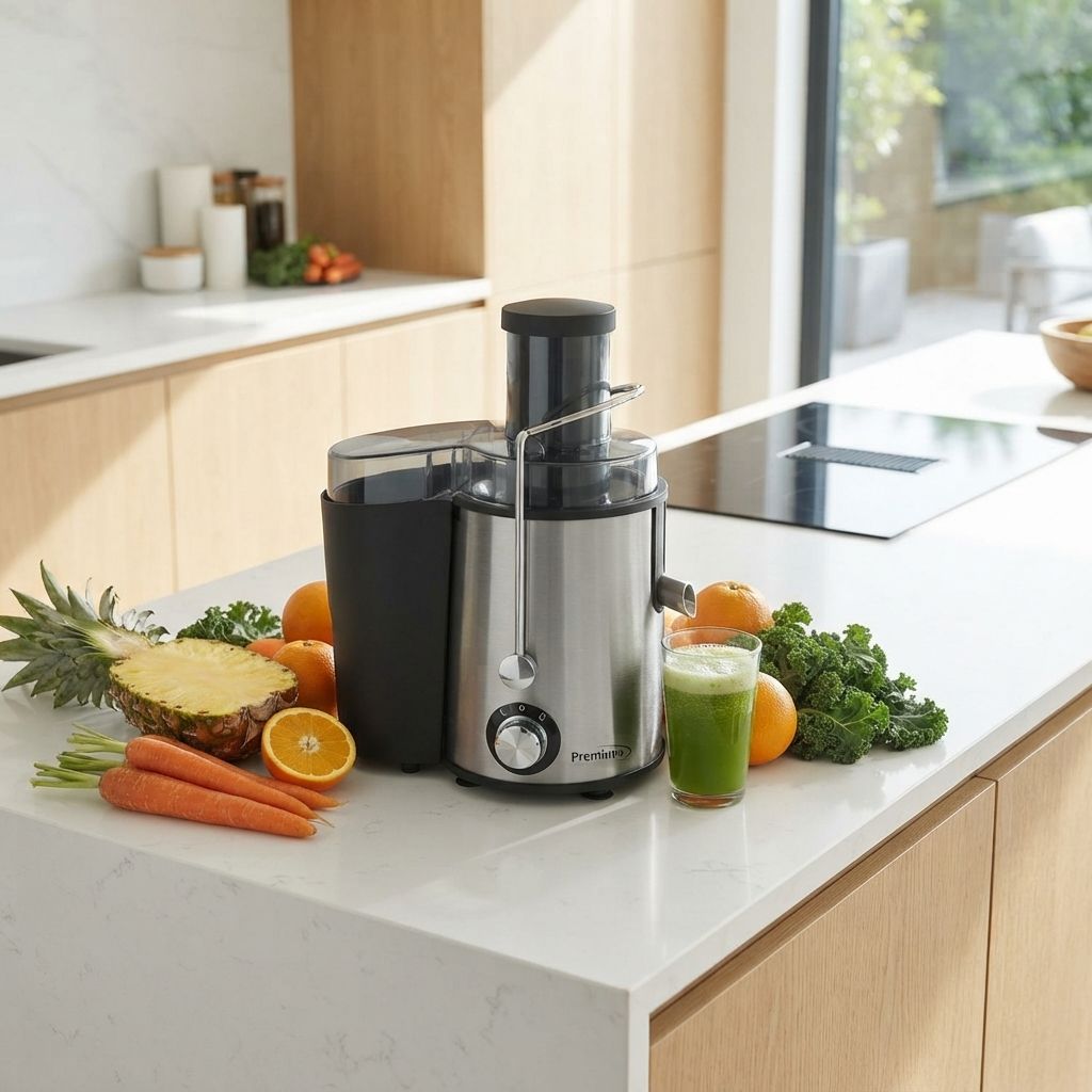 Premium Levella 2-Speed Stainless Steel Juice Extractor PJE647