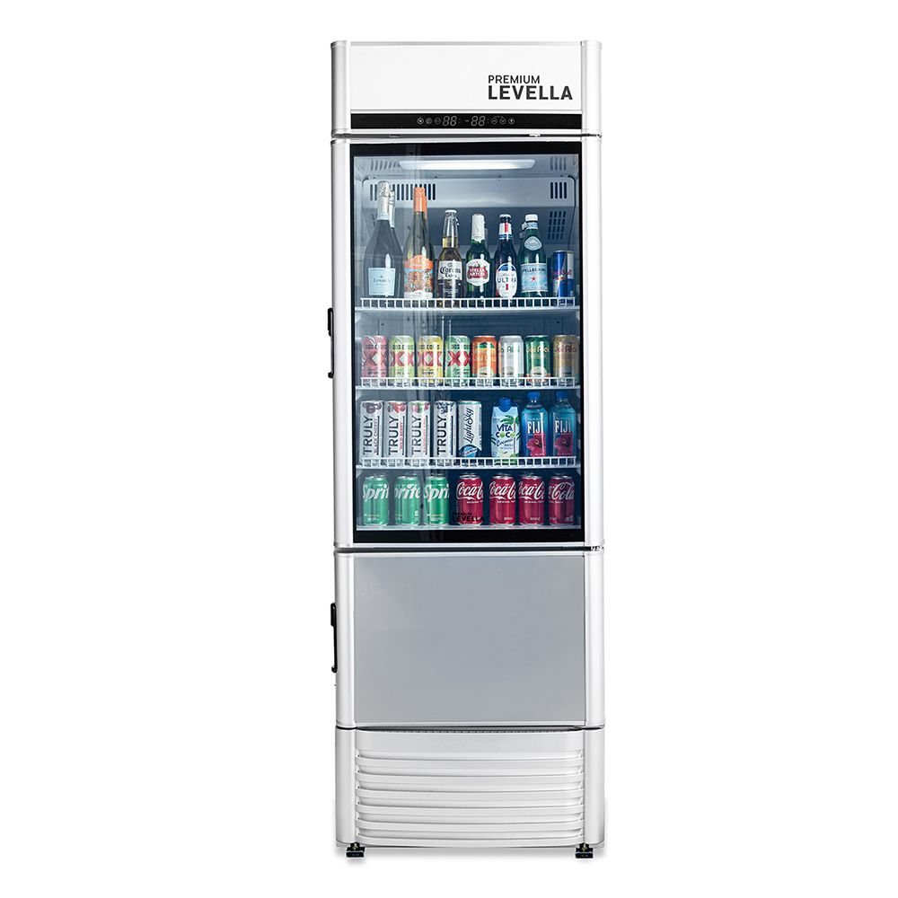 Premium Levella 12.5 CuFt Single Door Display Refrigerator with Automatic Ice Maker