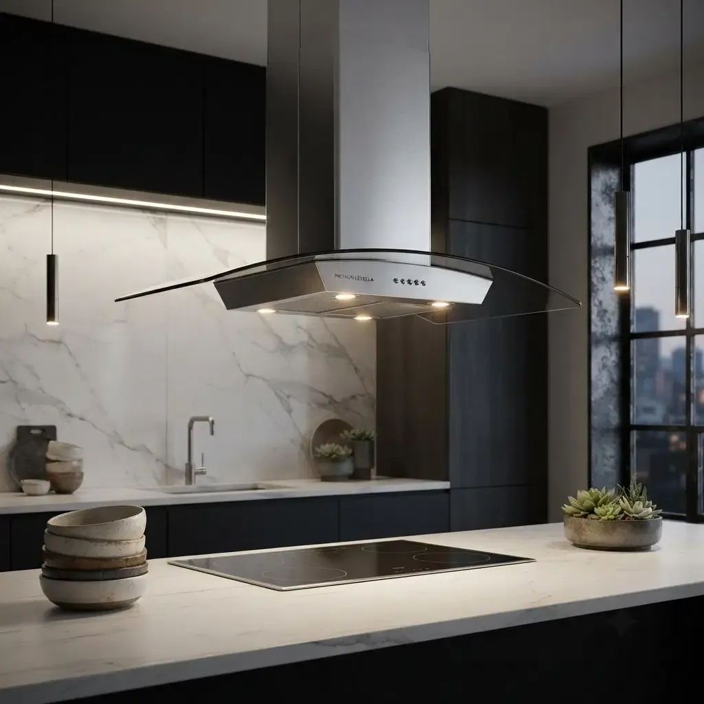 Premium Levella 36" Wall Mount Chimney Range Hood, 400 CFM with 3-Speed Fan &amp; Timer, Stainless Steel (PCH9006CB)