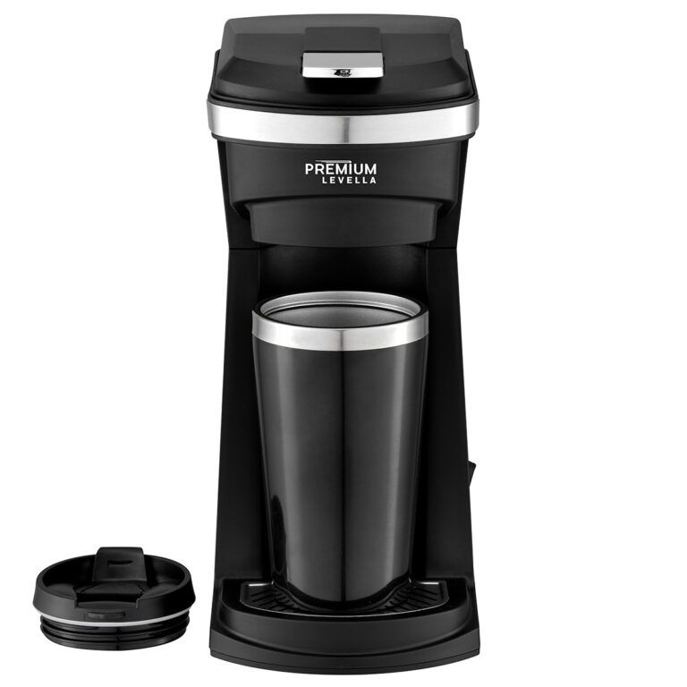 PREMIUM LEVELLA  2-in-1 K-Cup and Ground Coffee Maker in Black