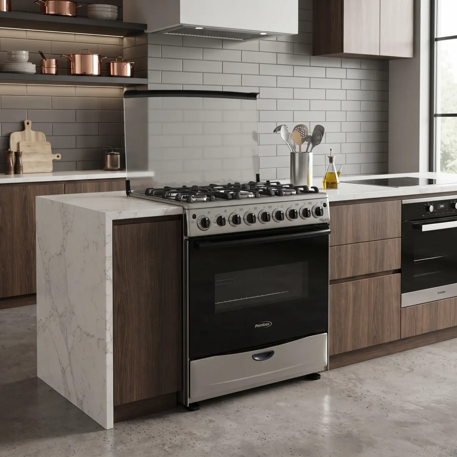 Premium Levella PGS3006 30" Propane Gas Range – Six Deluxe Burners with Triple-Flame Power Burner, Stainless Steel Front &amp; Work Top, Double Glass Oven Door – Export Only/No Warranty
