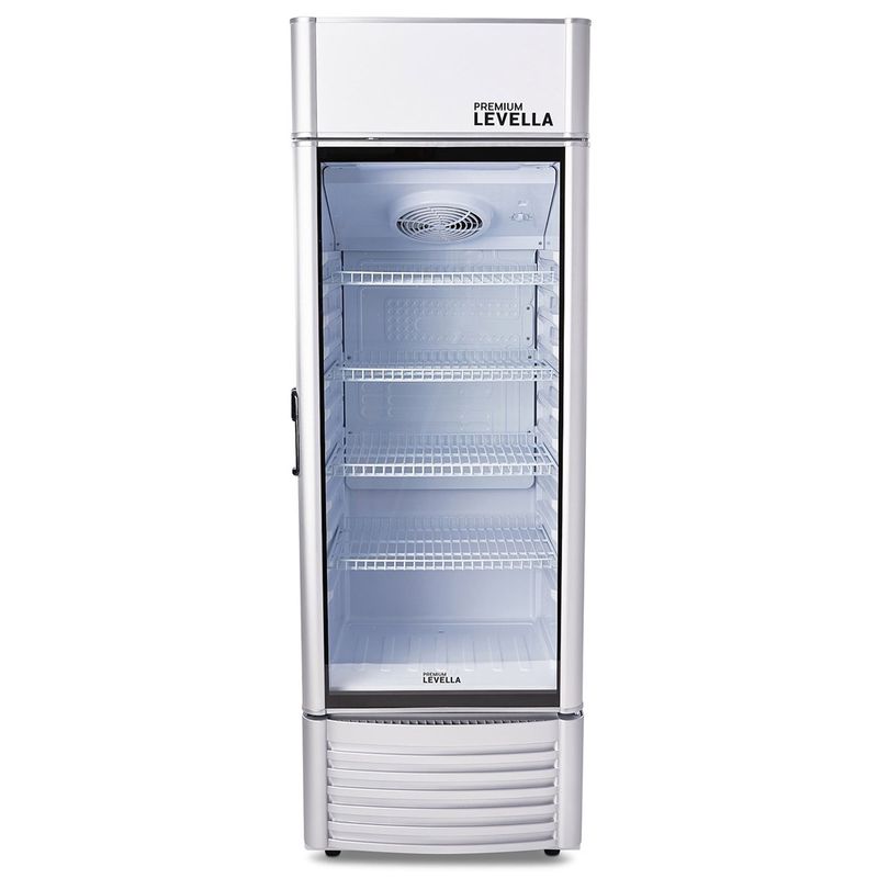 PREMIUM LEVELLA 9.0 Cu Ft Refrigerator Display Cooler Silver