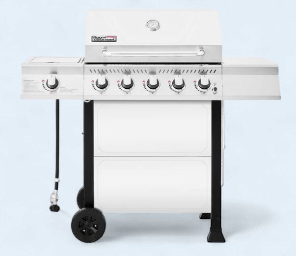 ROYAL GOURMET 5-Burner BBQ Liquid Propane Gas Grill with Side Burner Patio
