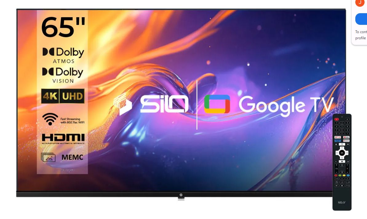 SILO Smart Google 65" TV