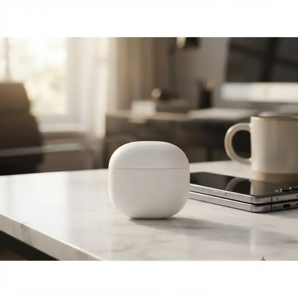 Samsung Galaxy Buds3 Pro True Wireless Earbuds with Adaptive Active Noise Cancellation, IP57 Water Resistance, Wireless Charging Case, White (SM-R630NZWALTA)