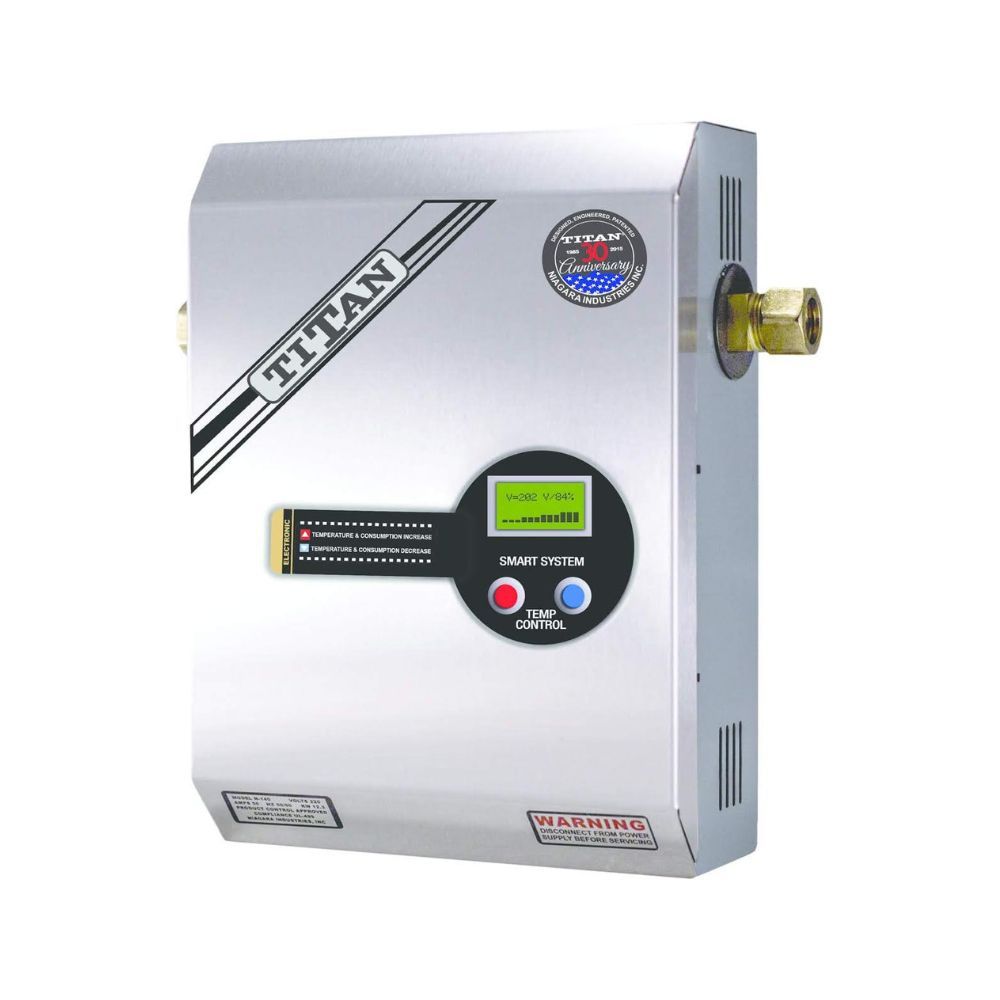 TITAN SCR2 ELECTRONIC TANKLESS WATER HEATER – 11.8 KW, 54 AMP, 220/240V – MODEL N-120 – UPC 854563005008