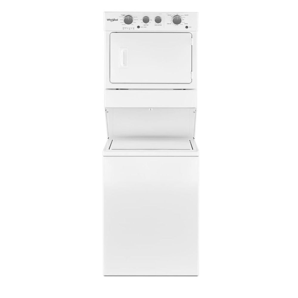 Whirlpool - 3.5 Cu. Ft. Top Load Washer and 5.9 Cu. Ft. Electric Dryer Laundry Center WET4027HW