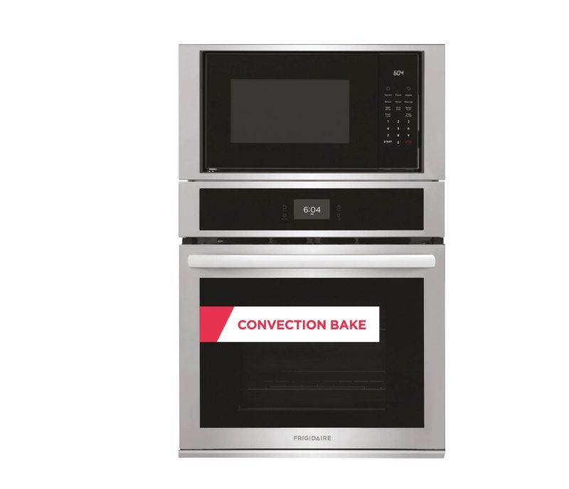 FRIGIDAIRE 27" Electric Wall Oven and Microwave Combination FCWM2727AS