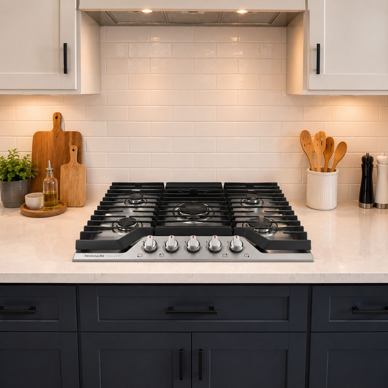 Frigidaire 30" Gallery Gas Cooktop in with 5-Burner Stainless Steel