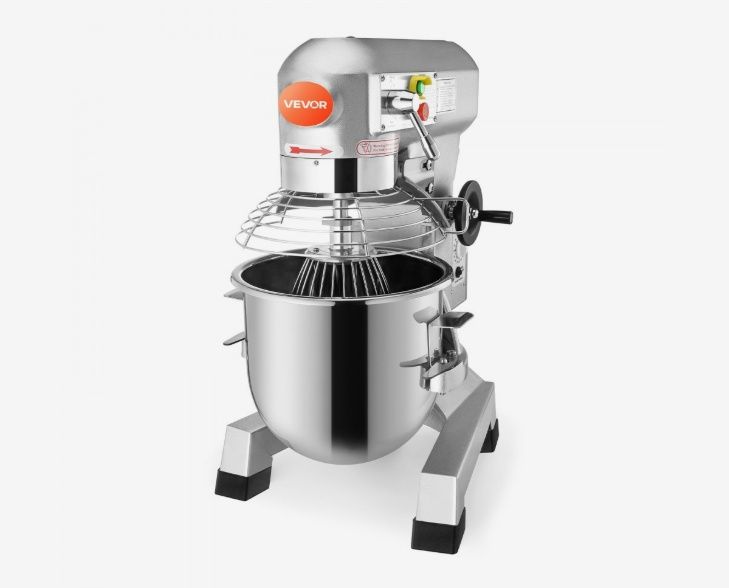 VEVOR  15Qt  Commercial Food Mixer With Stainless Steel Bowl