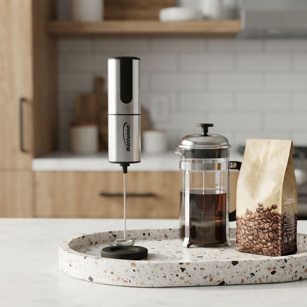 BRENTWOOD Electric Milk Frother and Drink Whisk