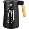 BRENTWOOD Cordless Digital Electric Kettle 1,100-Watt Black