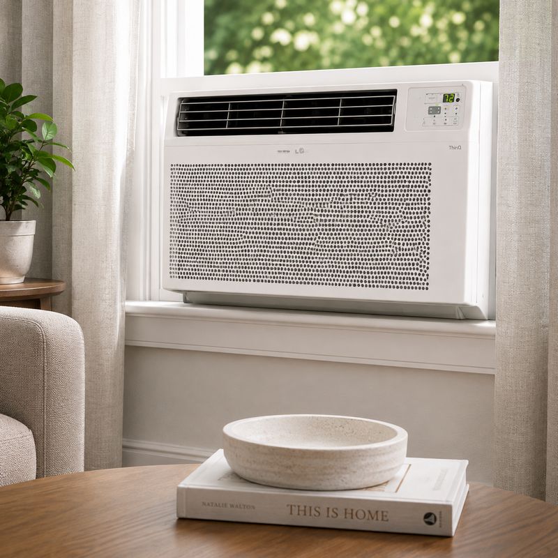 LG 10,000BTU Window Air Conditioner  115V Cools 450 SqFt with Wi-Fi