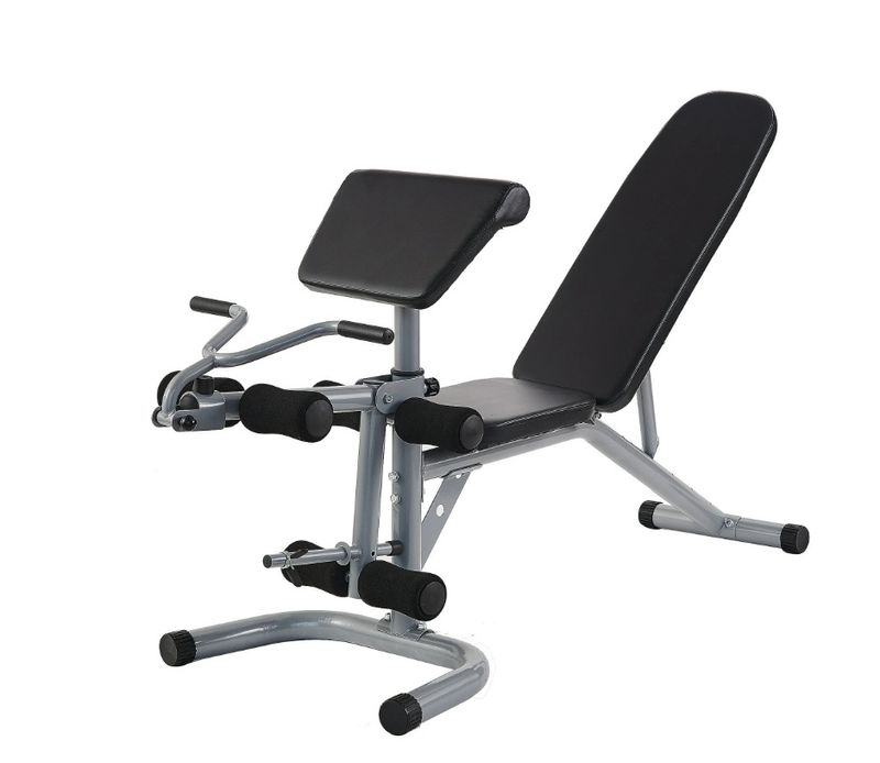 BALANCEFROM Multifunction Adjustable Workout Bench with Squat Rack