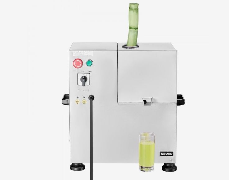 VEVOR Electric Sugarcane Juicer Machine With 4 Stainless Steel Roller