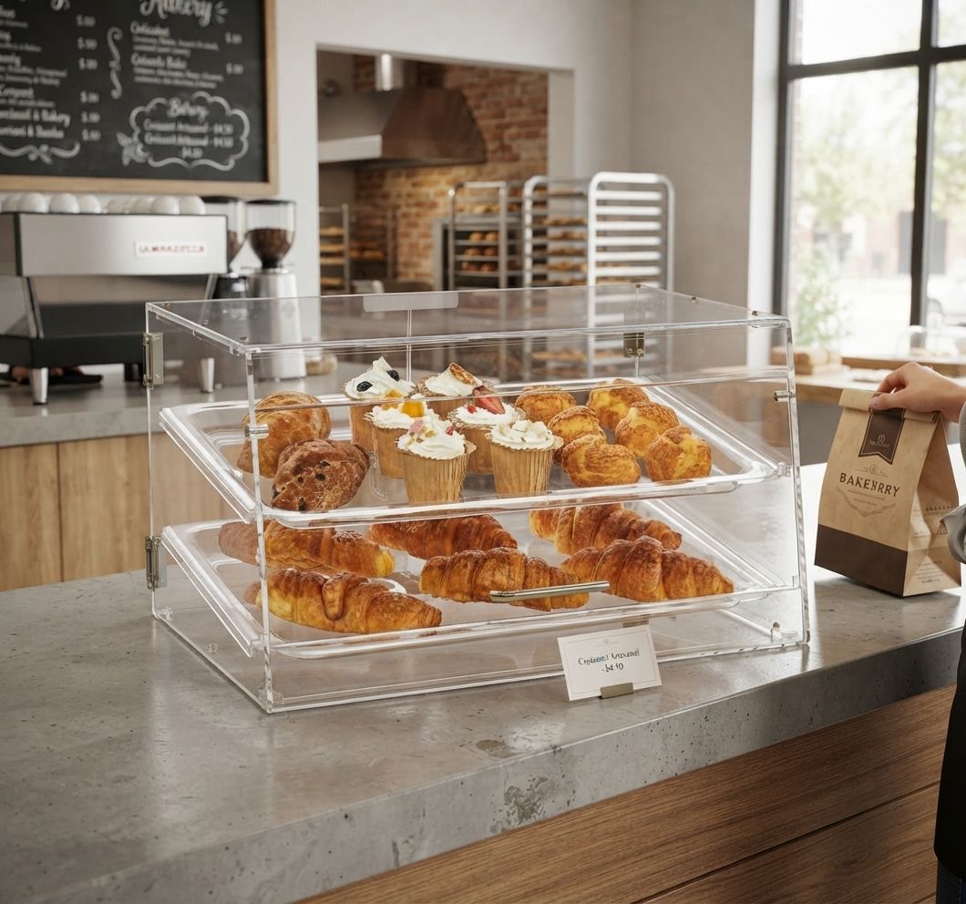 VEVOR  2 Tier Commercial Countertop Bakery Display Case  CX-01