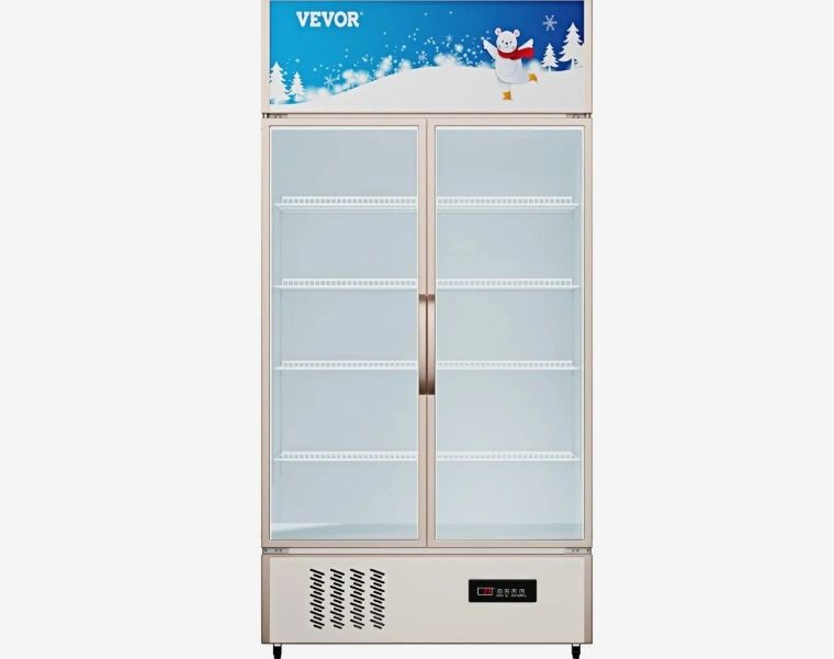 VEVOR Commercial Display Refrigerator Upright Beverage Cooler