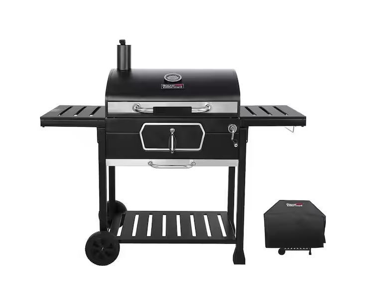 ROYAL GOURMET 30 in. Charcoal Grill with Cover in Black