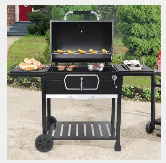 Royal Gourmet 30 in. Charcoal Grill with 746 Sq. In. Cooking Area, Cover Included, Black (CD2030AC)
