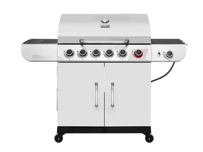 ROYAL GOURMET 6-Burner Gas Grill with Sear Burner and Side Burner