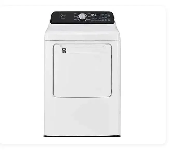 Midea 7.0 Cu. Ft. Smart Electric Tumble Dryer with Wi-Fi Connectivity &amp; Sensor Dry Technology MLTE45N4B, Color: White