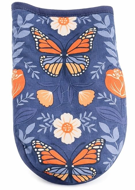RITZ 2 Pack Butterfly Spring Cotton Oven Gloves