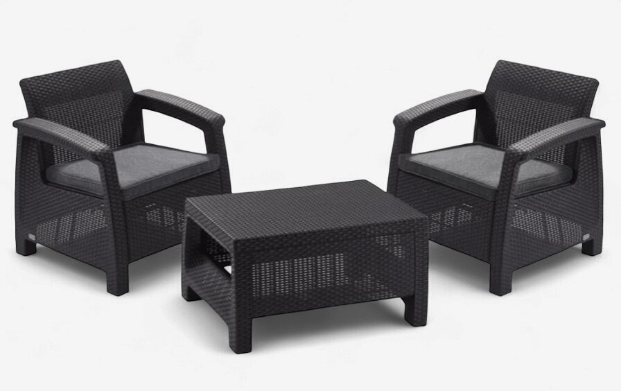 KETER 3 Piece Outdoor Balcony set